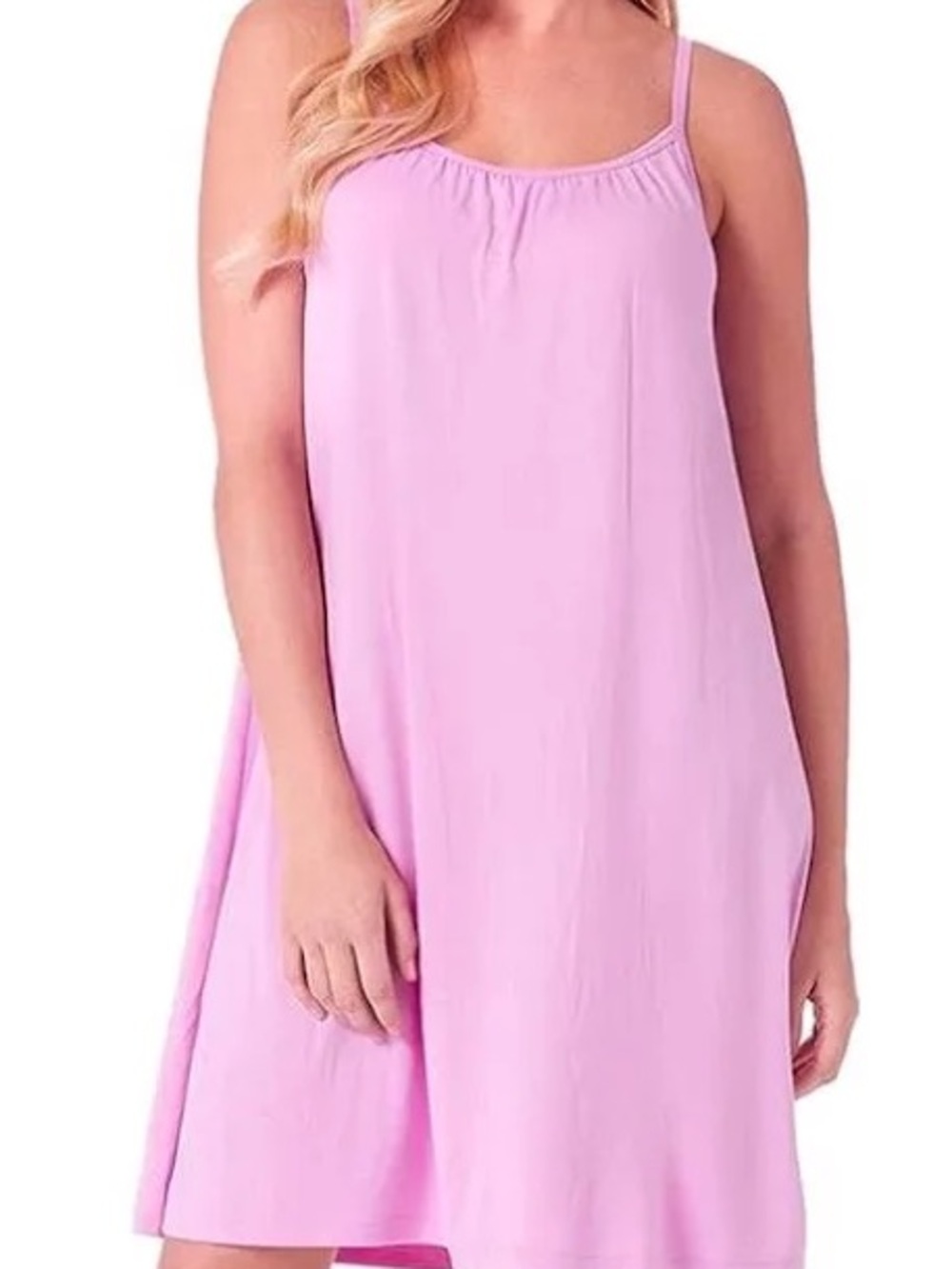 32 Degrees Cool Flowy Orchid Built in Bra Dress XL